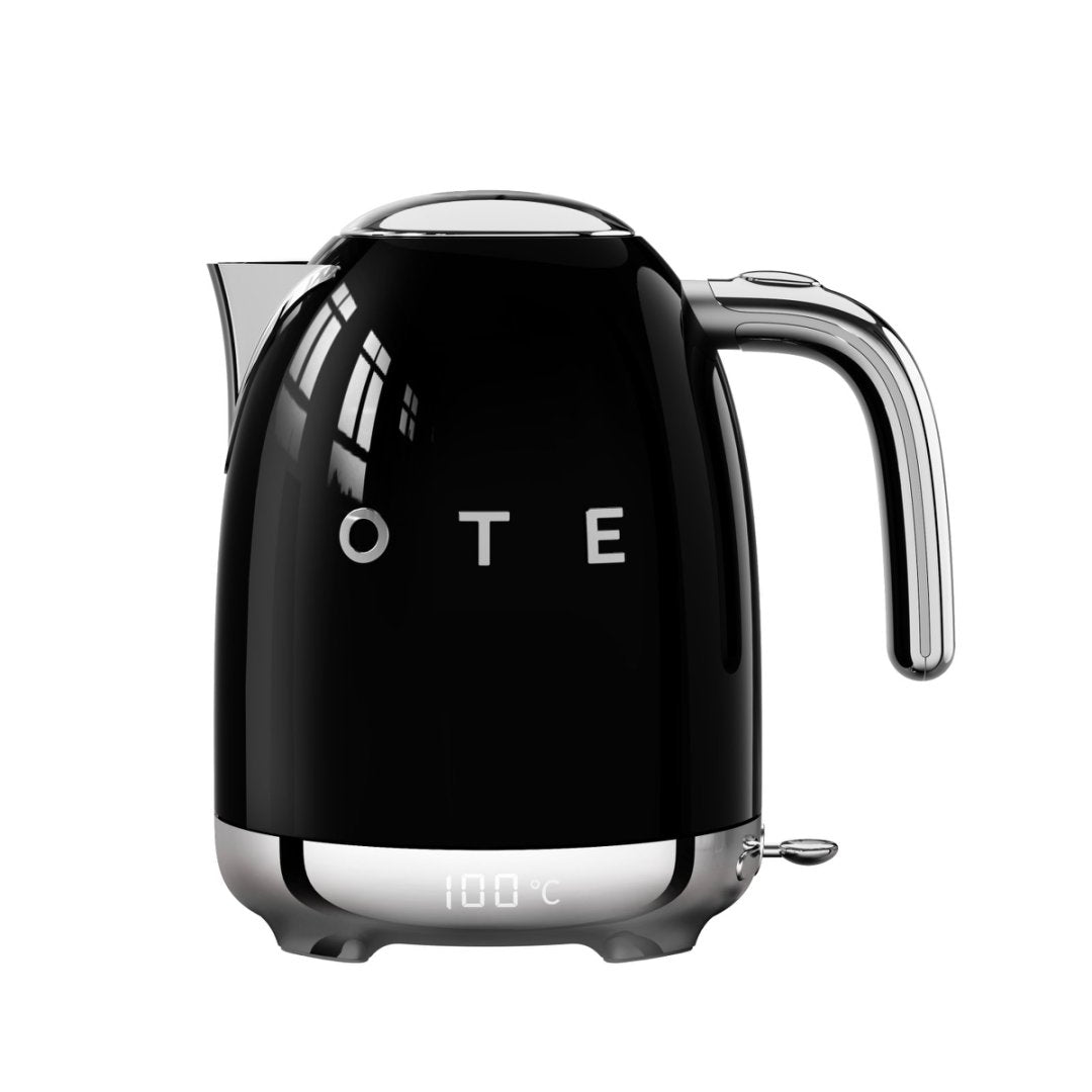 OTE Retro Style 3 Cup Electric Kettle with Double Wall Anti Slip Base.Retro Style Electric Water Kettle with Automatic Shutoff, Removable Base